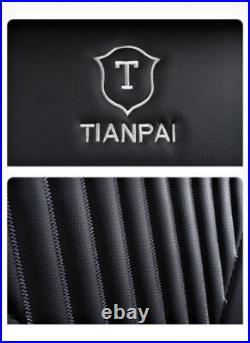 Car Seat Covers PU Leather Front Rear Seat Cushion Bench Protector Universal USA