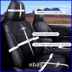 Car Seat Covers Pad 5-Seats For Toyota RAV4 Hybrid 2019-2024 (Non XSE&2022 SE)