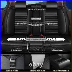 Car Seat Covers Pu Leather Cushion For Toyota Tundra Crew Cab 4-Door 2008-2023