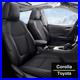 Car Seat Covers Set 5-Seats Leather Waterproof For Toyota Corolla L LE 2014-2019