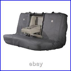 Carhartt Universal Fitted Nylon Duck Bench Seat Cover, Gravel, Full-Size