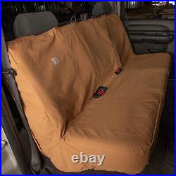 Carhartt Universal Fitted Nylon Duck Full-Size Bench Seat Cover, Brown ONE Cover