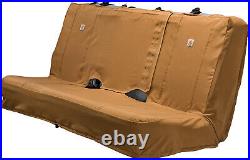 Carhartt Universal Fitted Nylon Duck Full-Size Bench Seat Cover, Brown ONE Cover