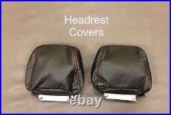 Chevy Chevrolet Camaro Diamond Stitched Custom Leather Seat Replacement Covers