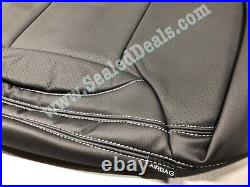 Chevy Silverado Lt Crew Cab Black Katzkin Leather Seat Replacement Covers