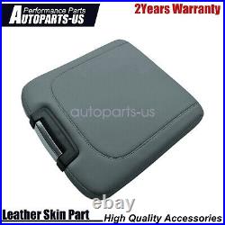 Console Lid Armrest Cover Bench Jump Seat PVC Leather for Dodge Ram 13-18 Black