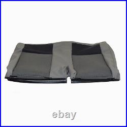 Cover Backrest 2-Seater Bench Rear VW T5.2 Bus Caravelle Shuttle Fabric Gray