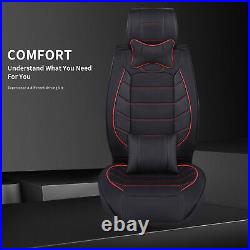 Custom Car Seat Cover For Honda 5-Seat Full Set PU Leather Seat Pad Protector