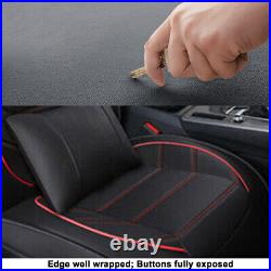 Custom Car Seat Cover For Honda 5-Seat Full Set PU Leather Seat Pad Protector