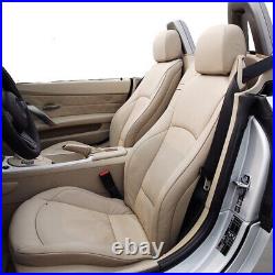 Custom Car Seat Cover for BMW Z4 2003-2008 Beige Leather 2 Front Seat Covers