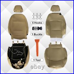 Custom Car Seat Cover for BMW Z4 2003-2008 Beige Leather 2 Front Seat Covers