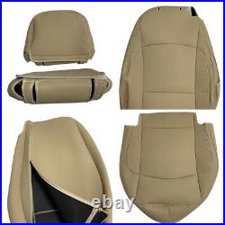 Custom Car Seat Cover for BMW Z4 2003-2008 Beige Leather 2 Front Seat Covers