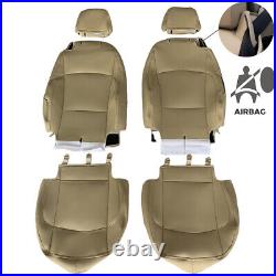 Custom Car Seat Cover for BMW Z4 2003-2008 Beige Leather 2 Front Seat Covers