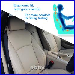 Custom Car Seat Cover for BMW Z4 2003-2008 Beige Leather 2 Front Seat Covers