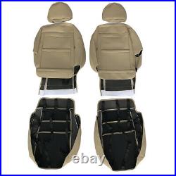 Custom Fit Honda CR-V 2007-2011 Faux Leather Front Seat Covers Beige