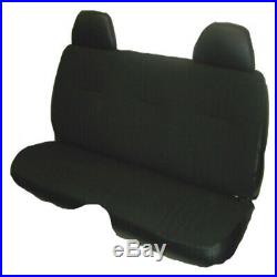 Custom Fit Triple Stitched Thick Small Pickup Truck Bench Black Seat Cover