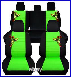 Custom fit Front+Rear car seat covers 2-tone fits Jeep Renegade 2015-2019