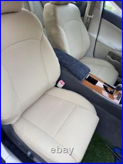 Customized For Lexus IS 250 350 2006-2012 Leather Beige Front Car Seat Covers