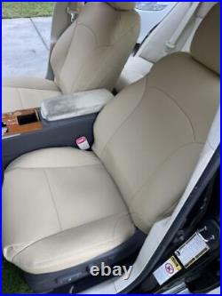 Customized For Lexus IS 250 350 2006-2012 Leather Beige Front Car Seat Covers