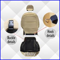 Customized For Lexus IS 250 350 2006-2012 Leather Beige Front Car Seat Covers