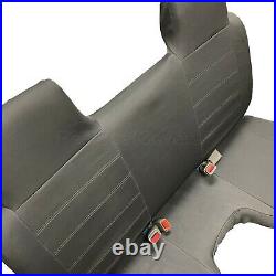 Dark Gray 100% Waterproof Neoprene Bench Seat Cover Large Notched Cushion Fitted