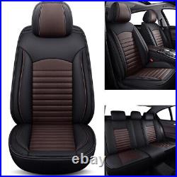 Deluxe 5-Seats Car Seat Covers Leather Full Set Front & Rear Cushions for Toyota