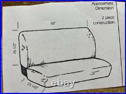 Deluxe Sheepskin LARGE Truck Bench Seat Cover Color Silver / Light Grey/Chrome