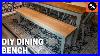 Diy Dining Table Bench Seat Builder S Studio Osborne Wood
