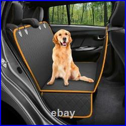 Dog Cat Pet Animal Back Seat Cover Hammock Bench Black Orange 54x58 Travel New