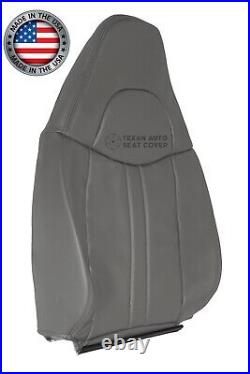 Driver Lean Back Seat Cover Gray For 2003-2009 Chevy Kodiak C4500 C5500 C6500