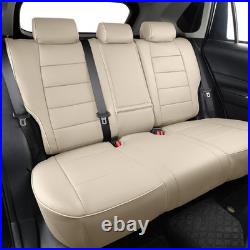 EKR Custom Fit 2009-2014 Acura TSX Car Seat Covers Full Set Faux Leather Durable
