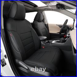 EKR Custom Fit 2012-2015 Toyota Tacoma Crew Cab Base Seat Cover Full Set Leather