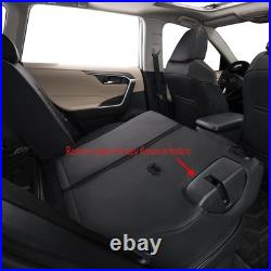 EKR Custom Fit 2012-2015 Toyota Tacoma Crew Cab Base Seat Cover Full Set Leather