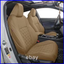 EKR Custom Fit 2024-2025 Toyota Tacoma Hybrid Seat Covers Full Set Faux Leather