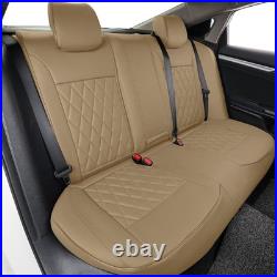 EKR Custom Fit 2024-2025 Toyota Tacoma Hybrid Seat Covers Full Set Faux Leather