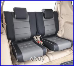 EKR Custom Fit 4Runner Car Seat Covers for Toyota 2010-2024 Full Set Leather