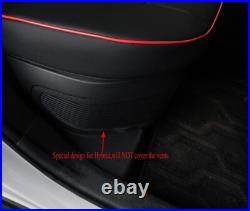 EKR Custom Fit Highlander Car Seat Covers for Toyota 2014-2025 Durable Leather
