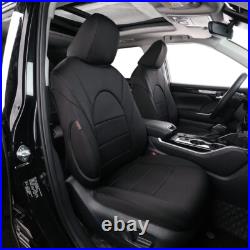 EKR Custom Fit Highlander Car Seat Covers for Toyota 2014-2025 Durable Neoprene