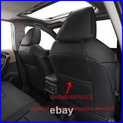 EKR Custom Fit Toyota RAV4 Car Seat Covers 5-Seat Leather Full Set Cushion Cover