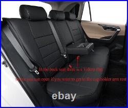 EKR Custom Fit Toyota RAV4 Car Seat Covers 5-Seat Leather Full Set Cushion Cover