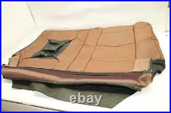 ESCALADE LEATHER 2nd Row 40/60 Bench Top Seat Cover Set Brown Vecchio OEM 15-17