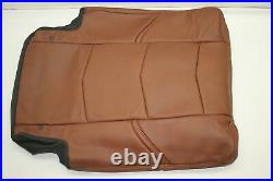 ESCALADE LEATHER 2nd Row 40/60 Bench Top Seat Cover Set Brown Vecchio OEM 15-17