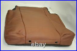 ESCALADE LEATHER 2nd Row 40/60 Bench Top Seat Cover Set Brown Vecchio OEM 15-17