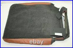 ESCALADE LEATHER 2nd Row 40/60 Bench Top Seat Cover Set Brown Vecchio OEM 15-17