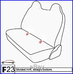 F23 DG F-Series Regular Super Cab Front or Rear Solid Bench Seat Cover for Ford