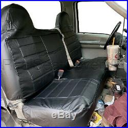 F23 PUBK F-Series Regular Super Cab Front Rear Solid Bench Seat Cover for Ford