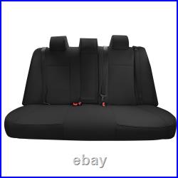 FH Group Faux Leather Car Seat Covers 2012-2017 Toyota Camry LE SE XSE XLE
