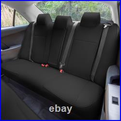 FH Group Faux Leather Car Seat Covers 2012-2017 Toyota Camry LE SE XSE XLE