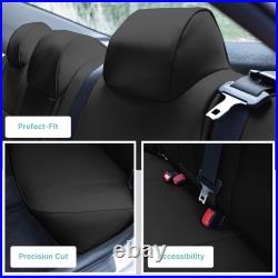 FH Group Faux Leather Car Seat Covers 2012-2017 Toyota Camry LE SE XSE XLE