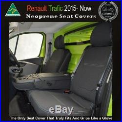 FRONT Bucket + Bench Seat Cover Fit Renault Trafic 2004 14 Neoprene Waterproof